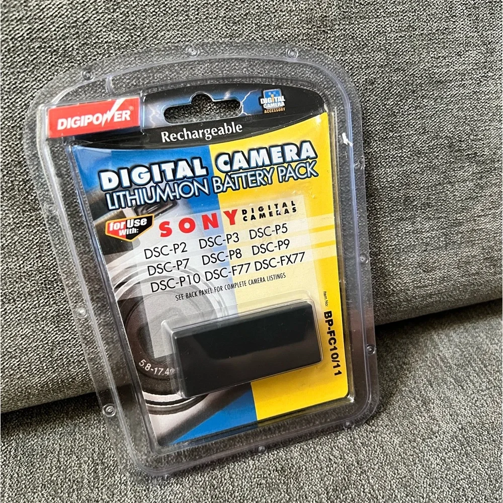 Digipower SONY BF- FC10/11 Lithium-ion Series‎ Battery Pack: DSC Rechargeable