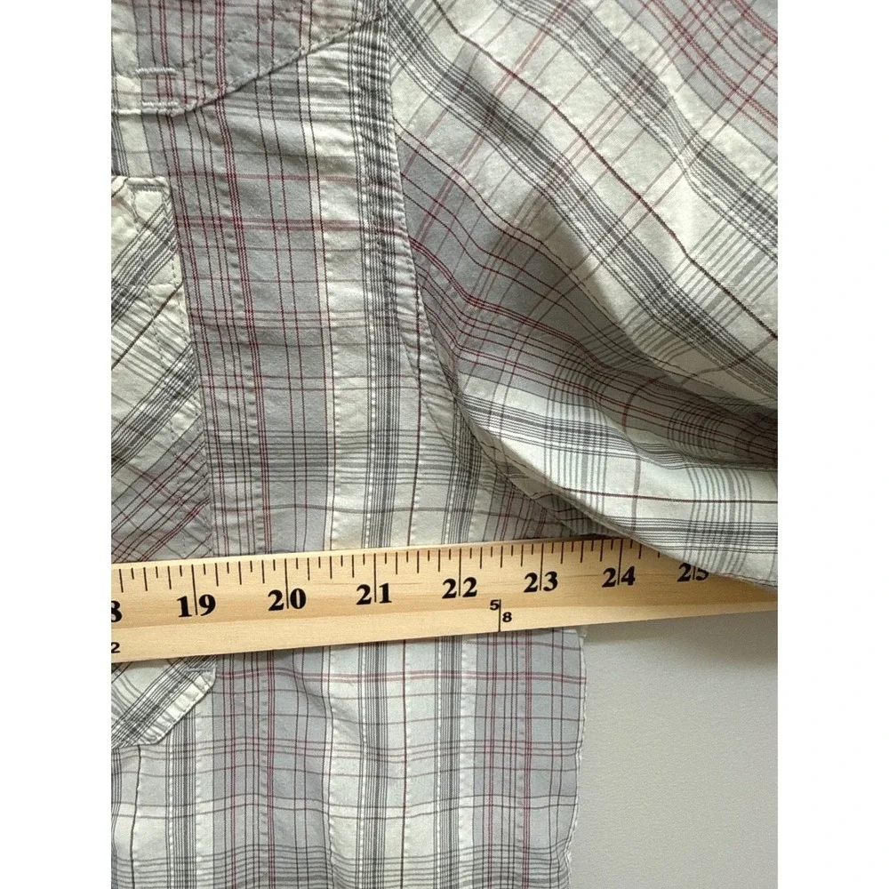 Toad&Co (Gray) Plaid Long Sleeve Button Down Shirt Mens XL
