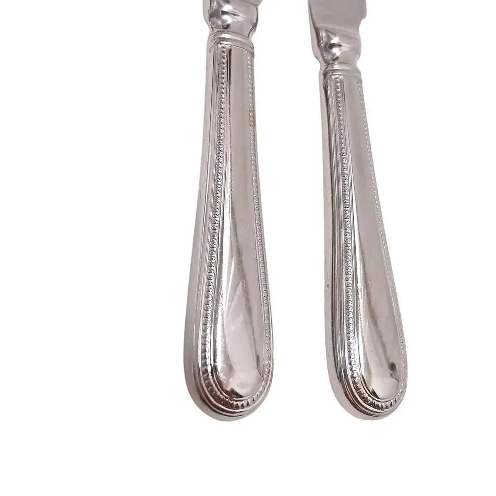 Towle knives beaded