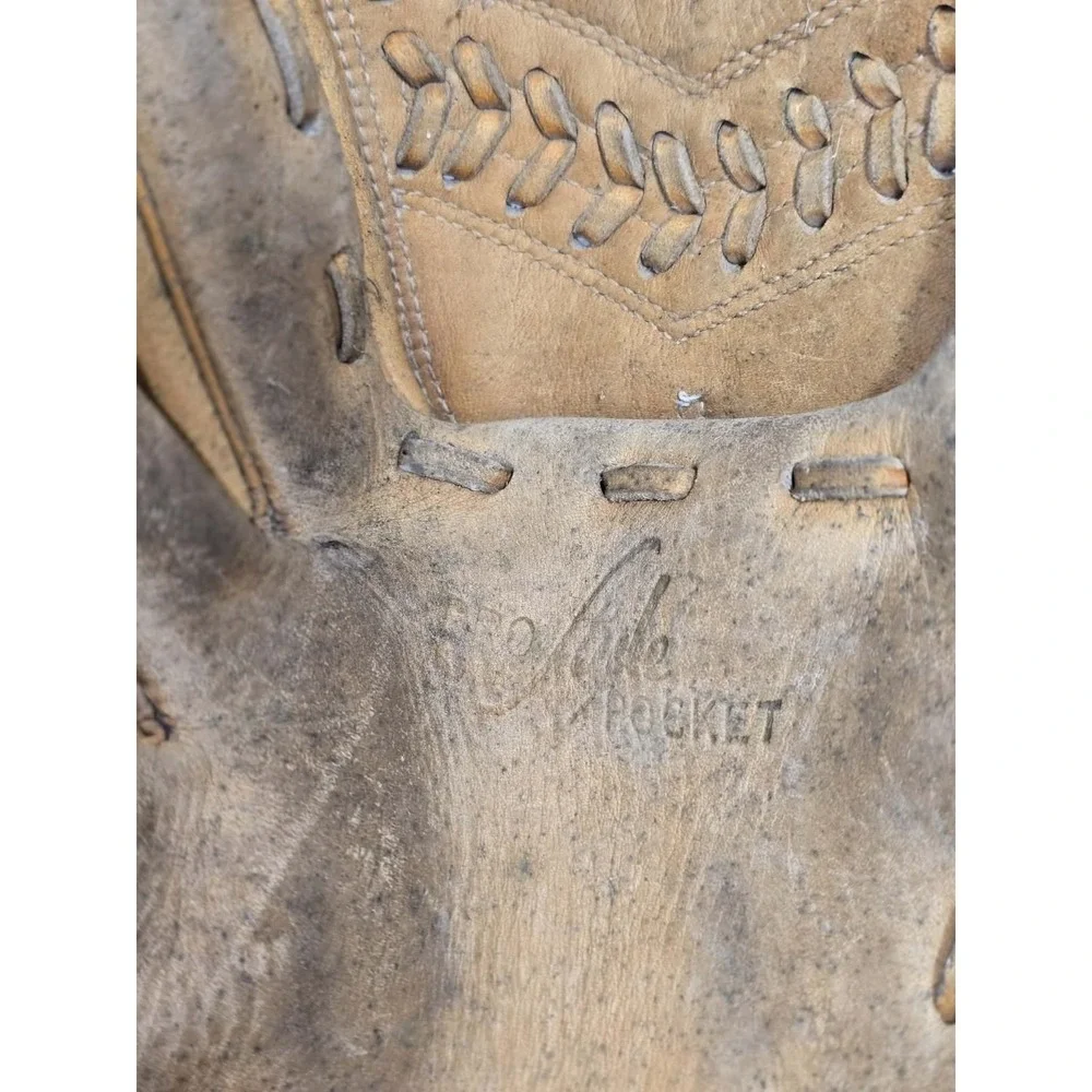 🏈 Vintage Ted Williams Sears 33ND Catchers Mitt GUC Korea Baseball Glove
