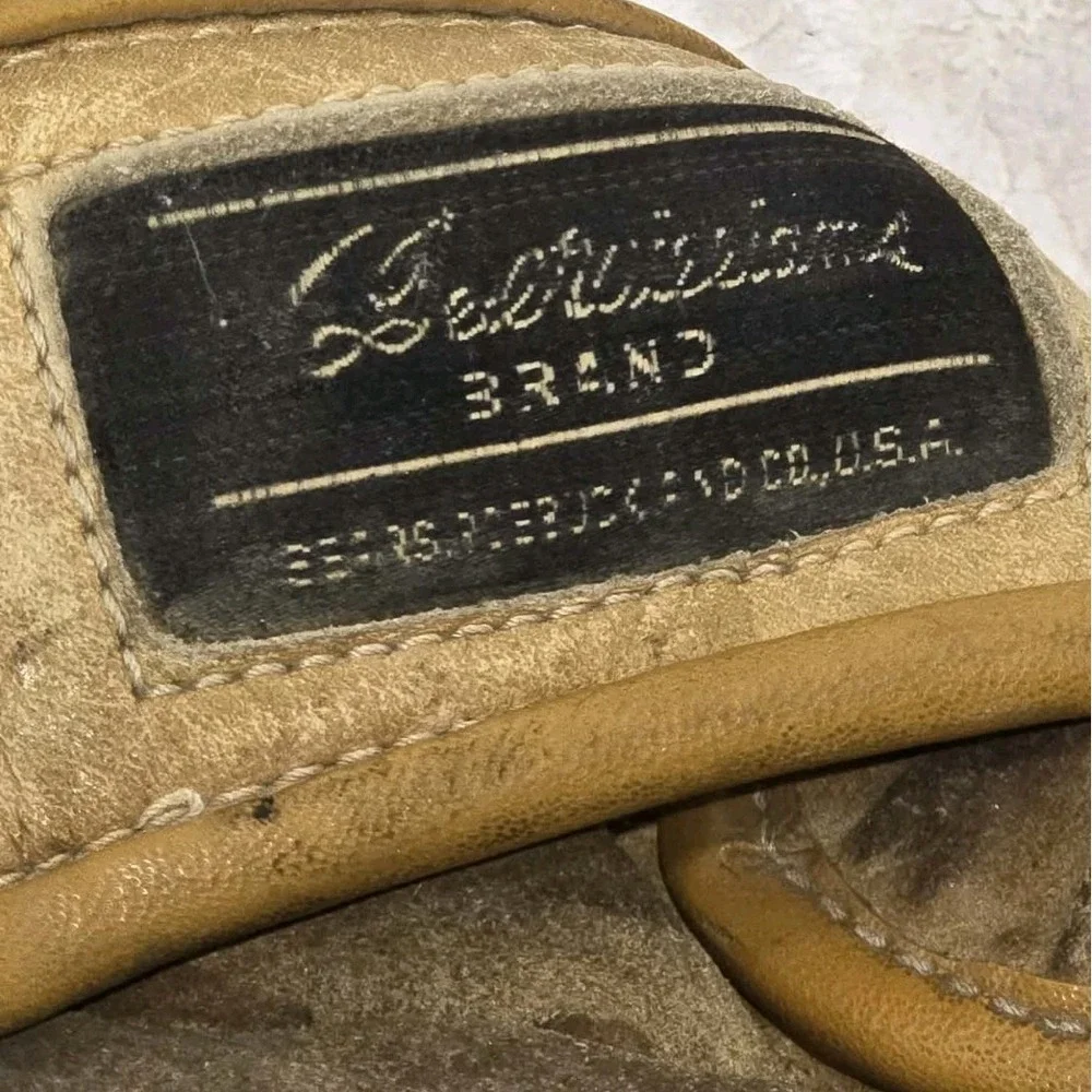 🏈 Vintage Ted Williams Sears 33ND Catchers Mitt GUC Korea Baseball Glove