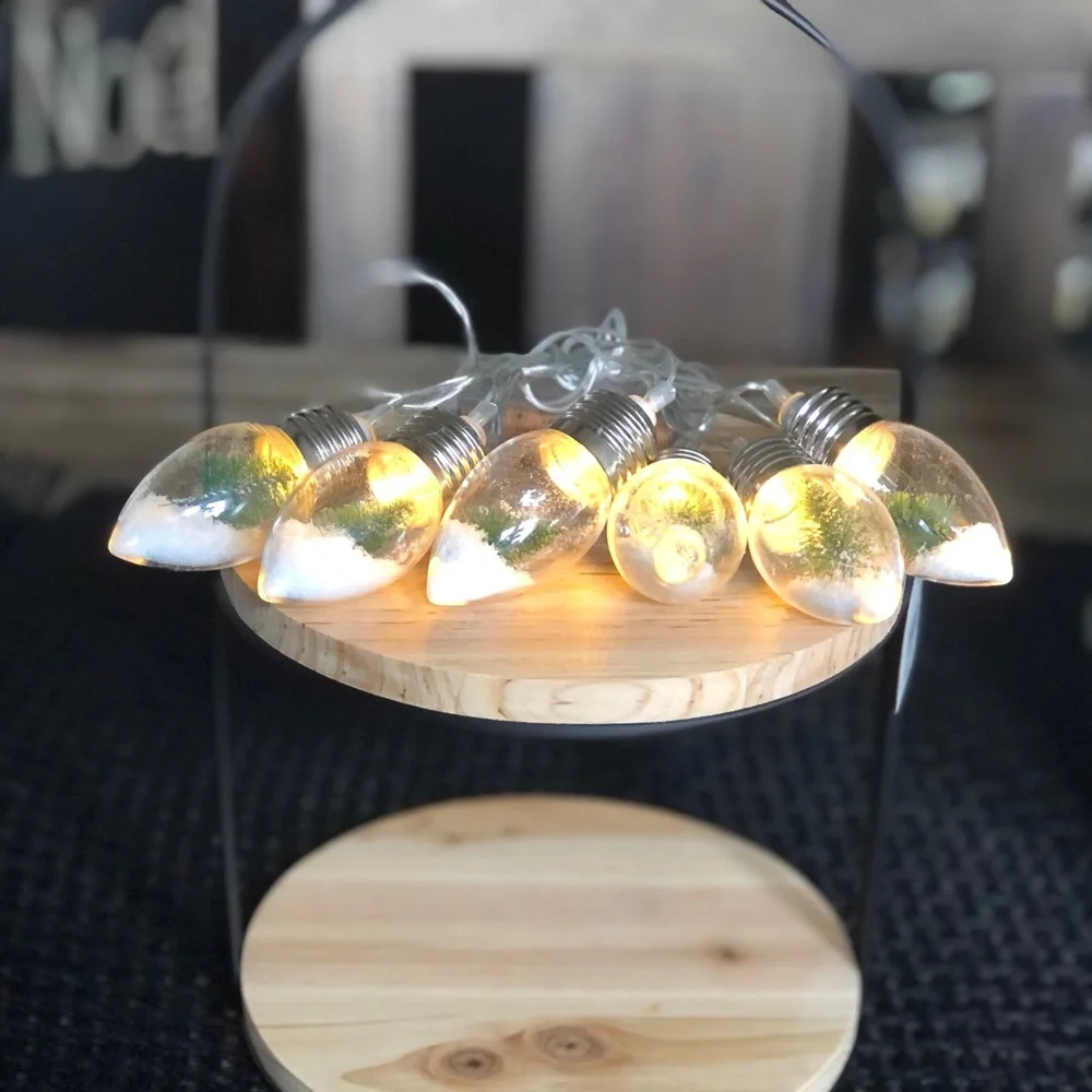 2020 Target Tier tray &‎ Snow Globe String Lights