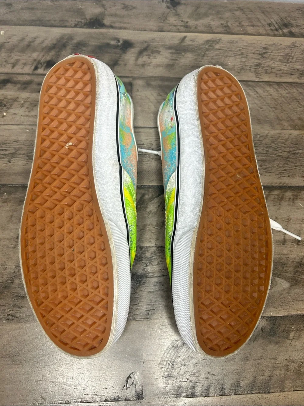 Vans colorful splatter