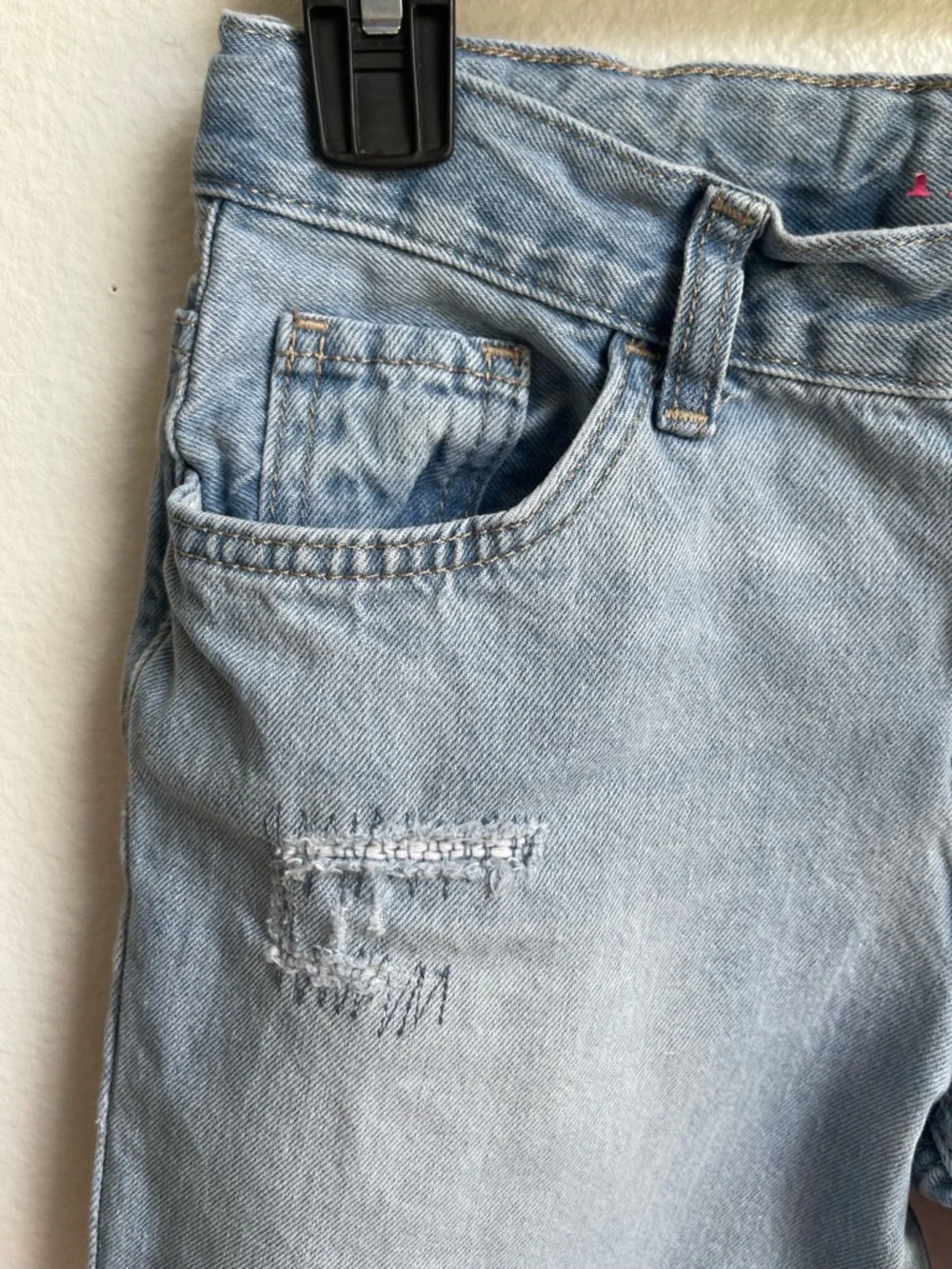 The‎ Children's Place Light Blue Distressed Denim Shorts Size 10