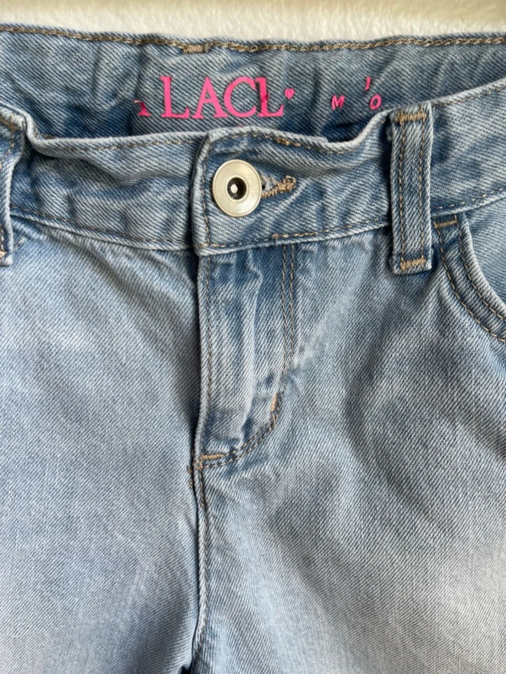 The‎ Children's Place Light Blue Distressed Denim Shorts Size 10
