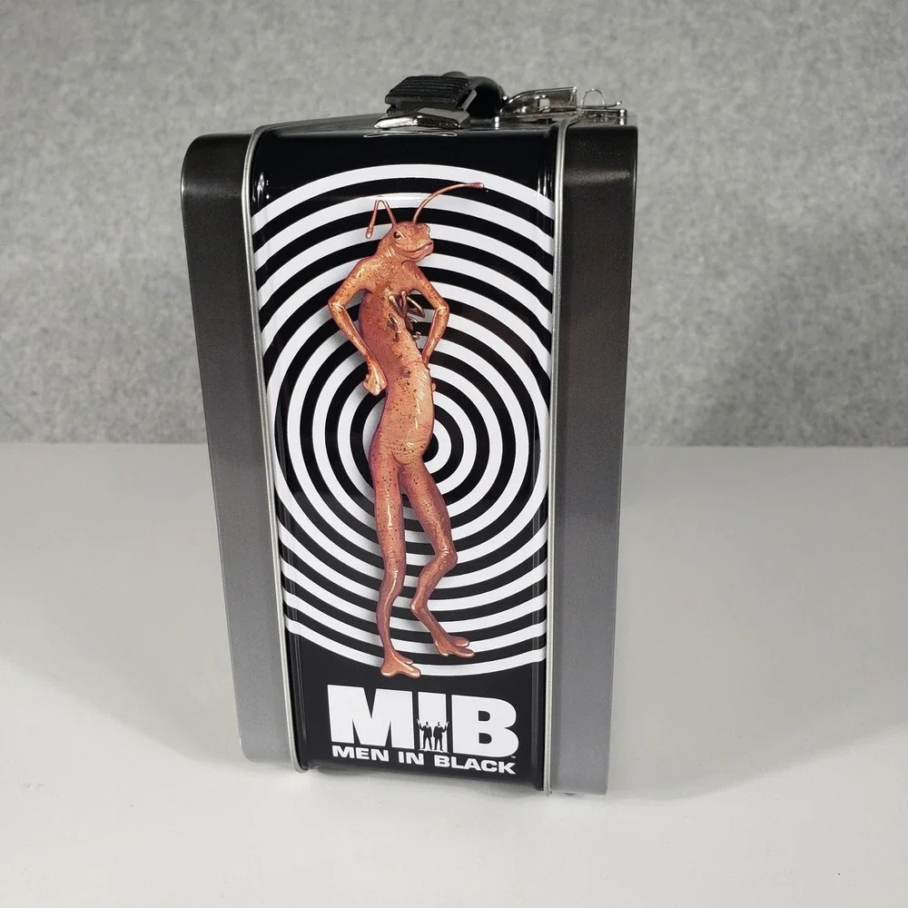 Men in Black MIB Frank the Pug Tin Lunch Box Movie Memorabilia Sci-Fi Collectibl