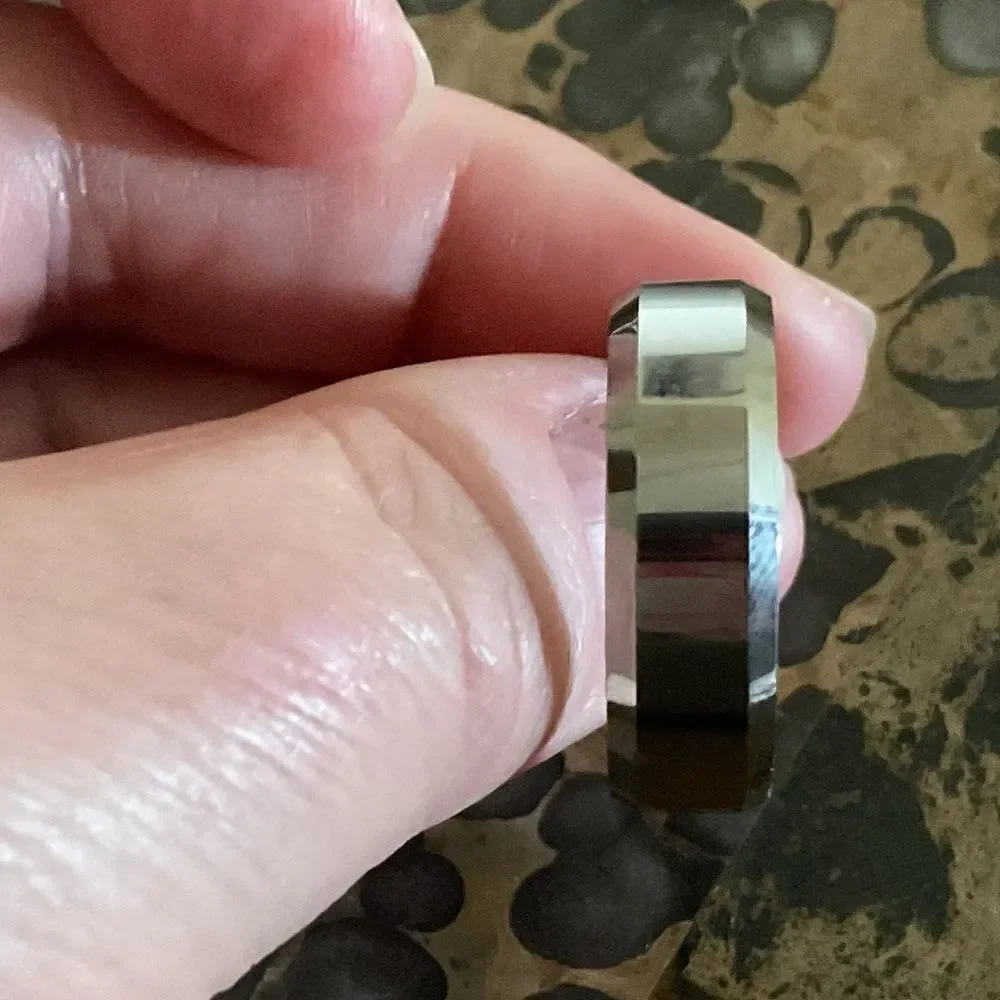 Stainless steel man rings man stainless