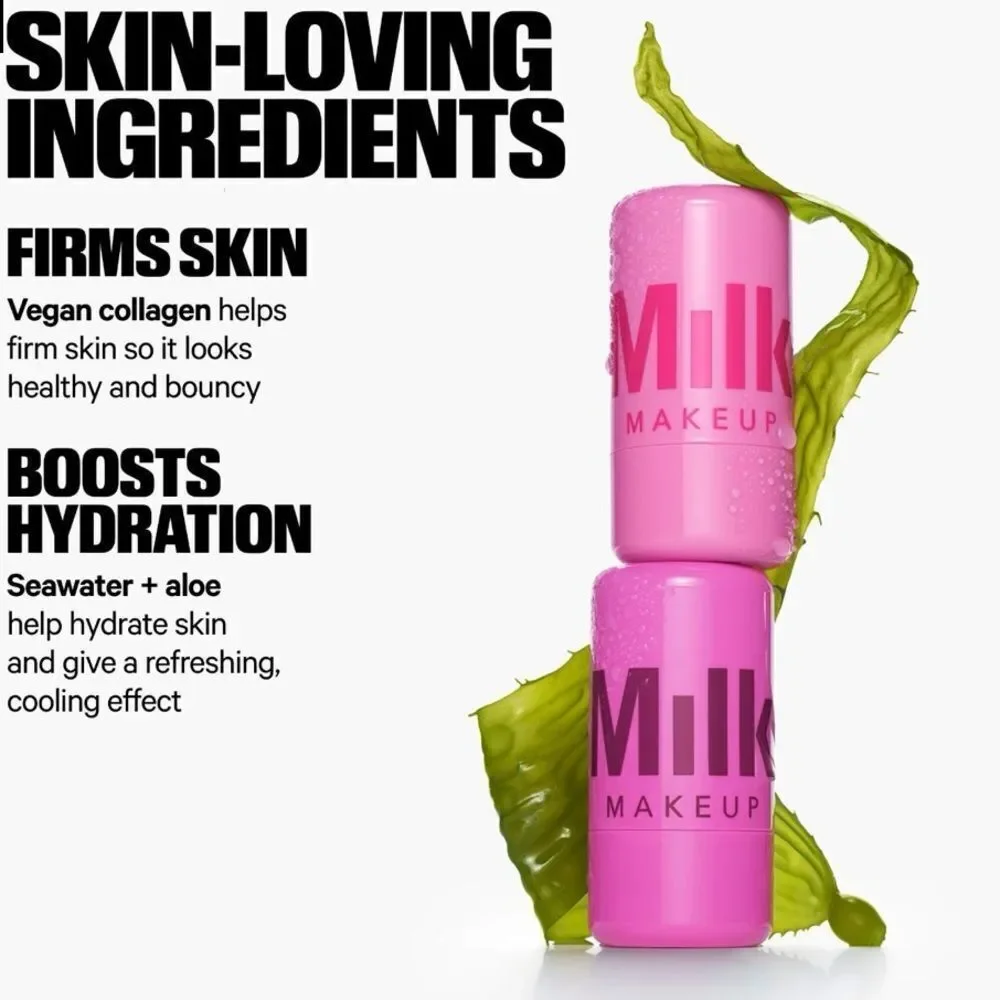 🌻 Milk Makeup Burst Cooling Water Jelly Tint Sheer Lip & Cheek Stain New FullSz