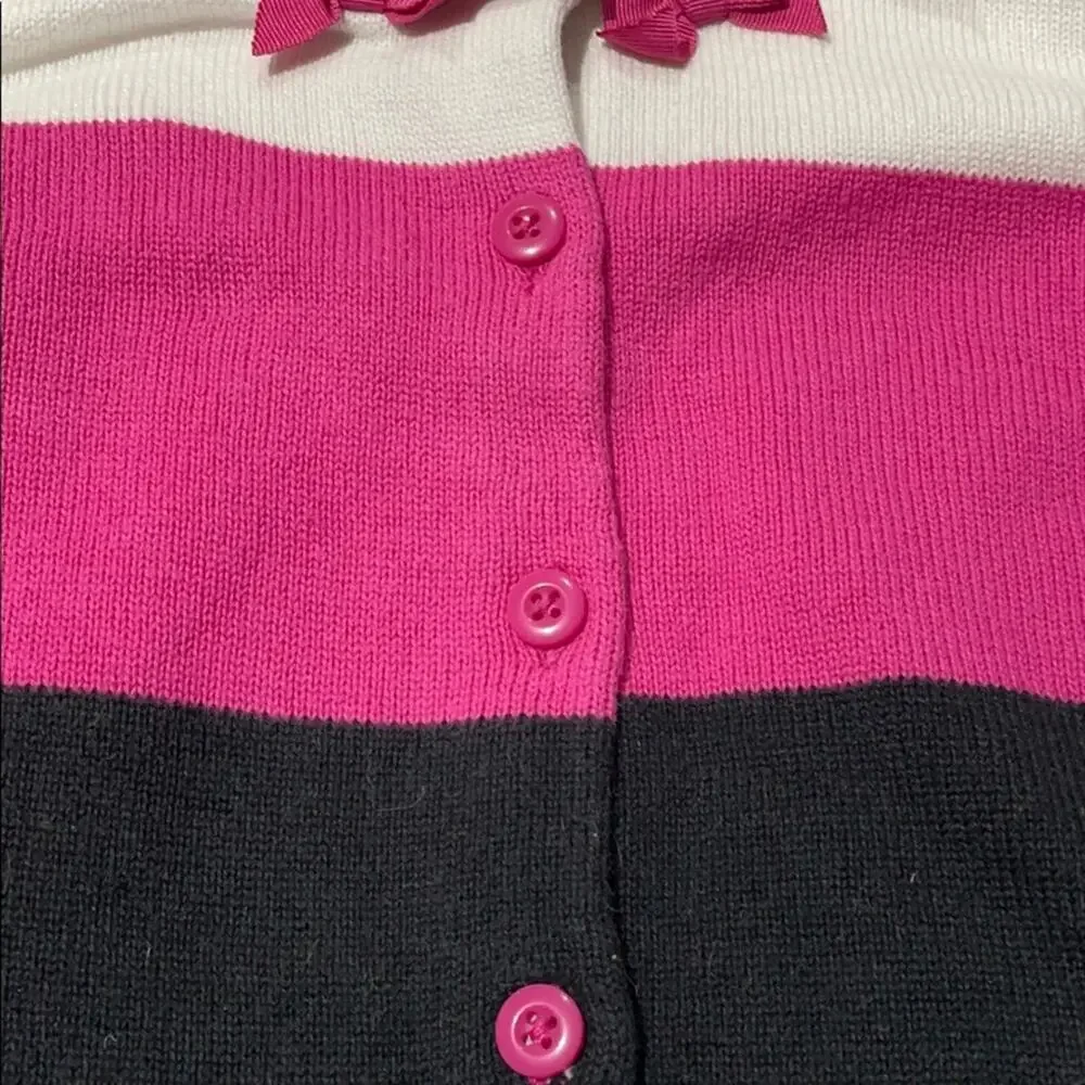 Gymboree 2t color block bow sweater worn once