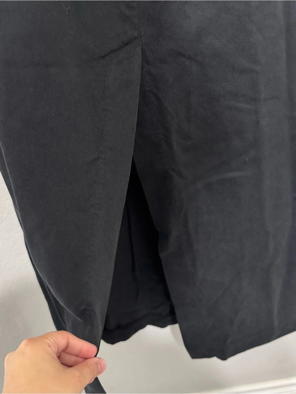 Reformation Cairo Mid Rise Maxi Black Tencel Skirt Size 12