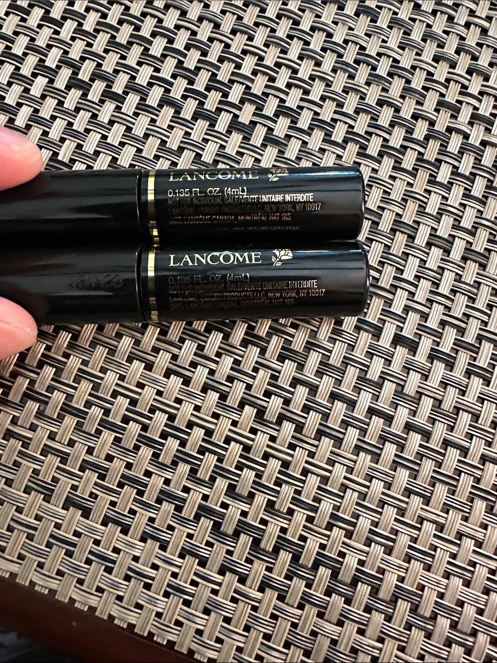 Lancome packing labeling