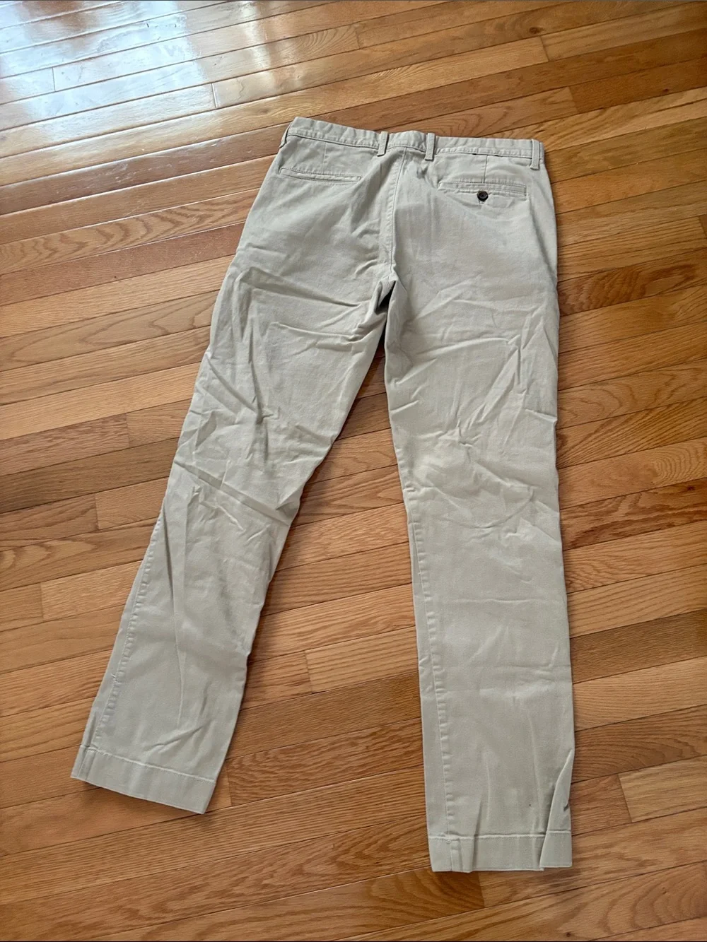 J. Crew Slim Khaki Chino Pants in Light Tan