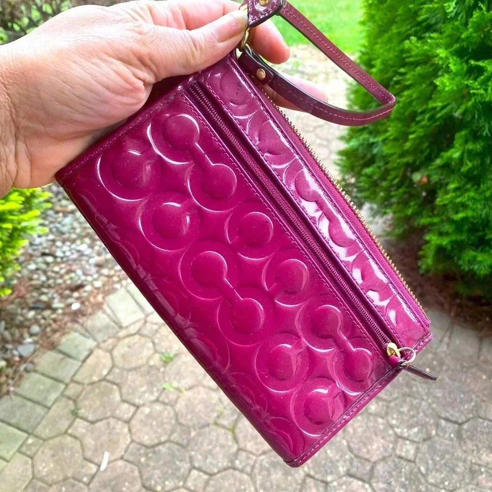Coach CC Monogrammed Wristlet/Wallet