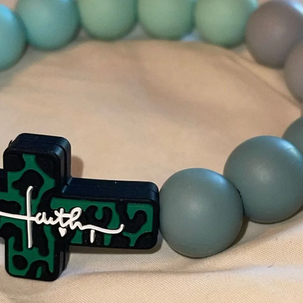 Hand Crafted keychain bracelet