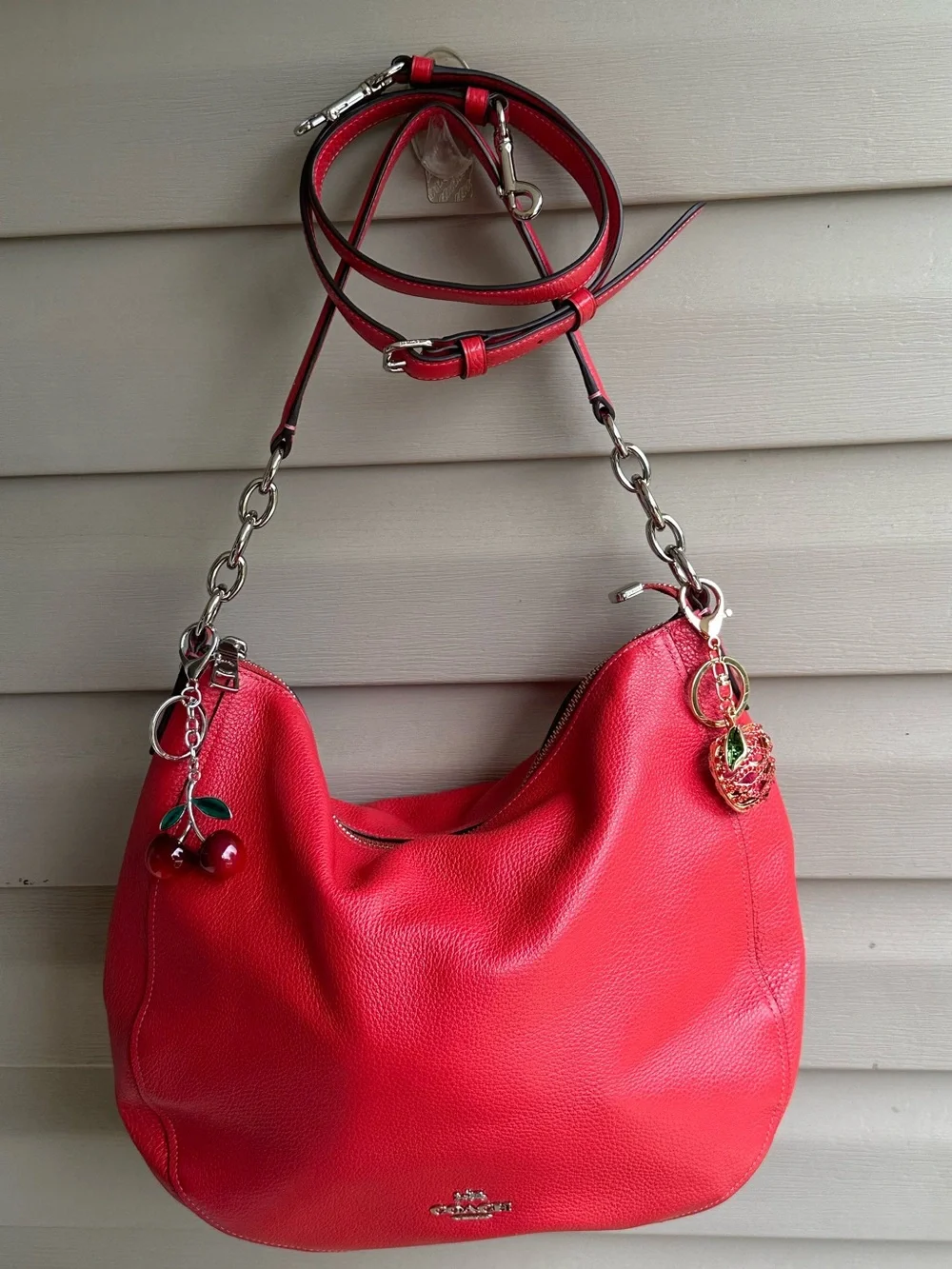 Coach Elle Hobo Bag in Pebble leather