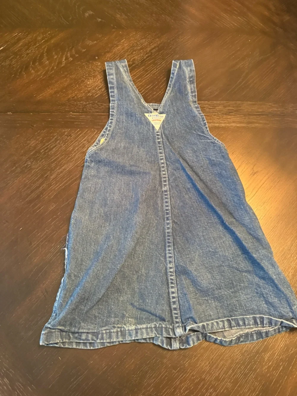 Vintage Oshkosh overall denim jumper dress 3 or 4T?