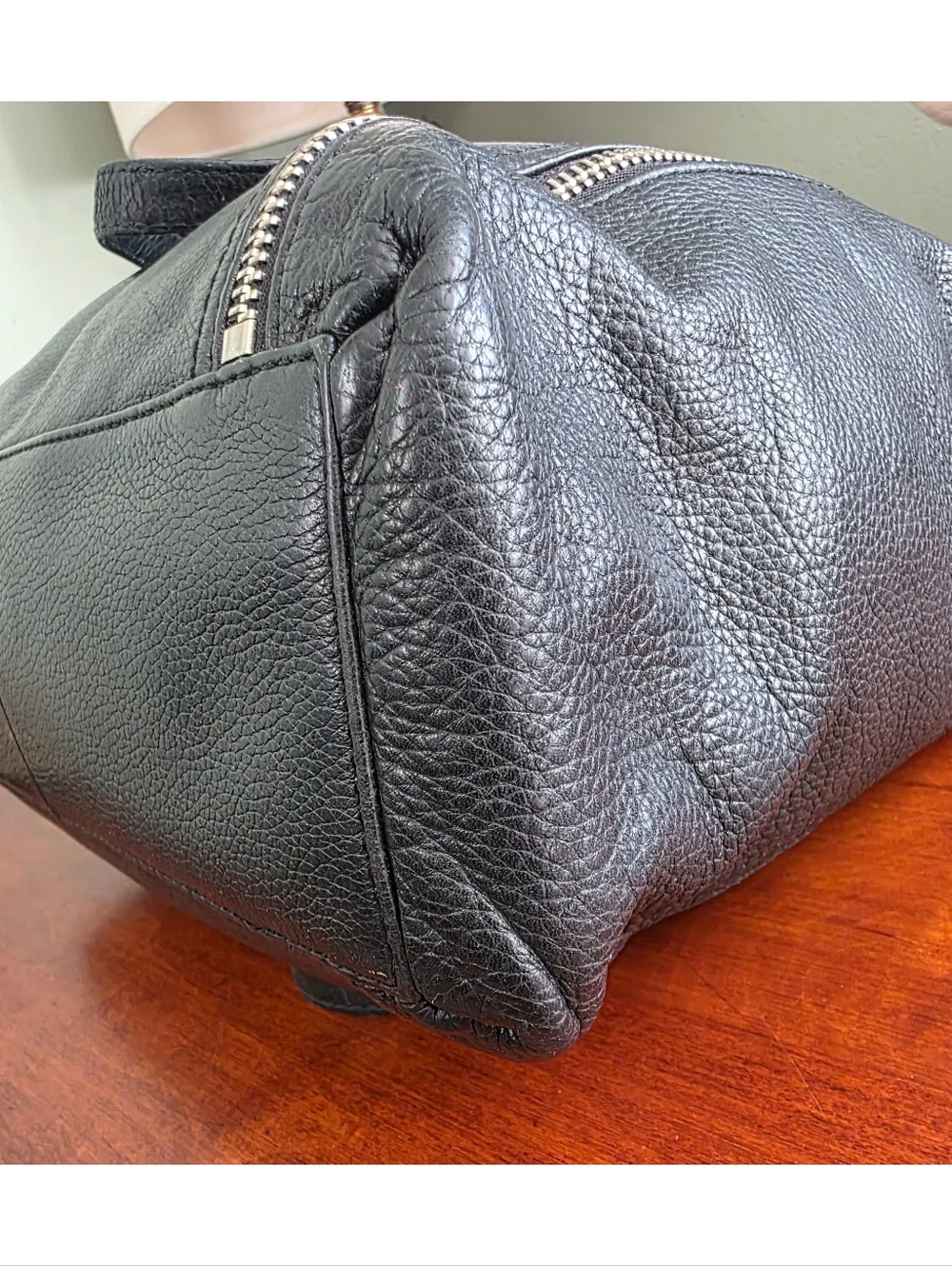 Michael Kors Black Pebbled Leather Tote Shoulder Bag Work Laptop Carryall