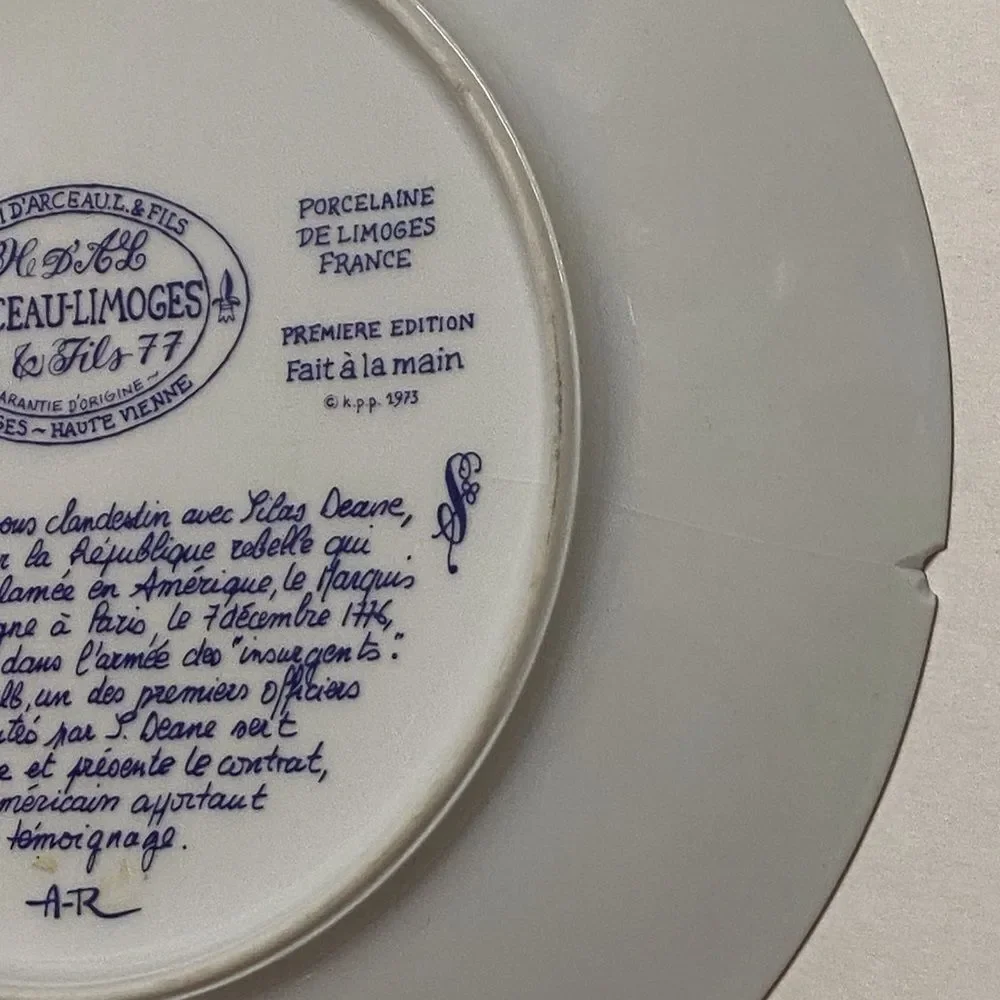 Limoges charming plate