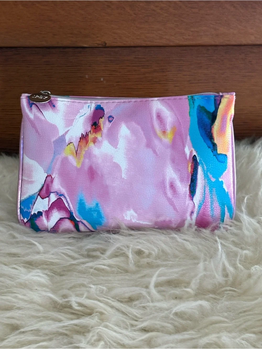ipsy Glam Bag ‘Futuristic Tie Dye’ July 2025 Cosmetic Bag