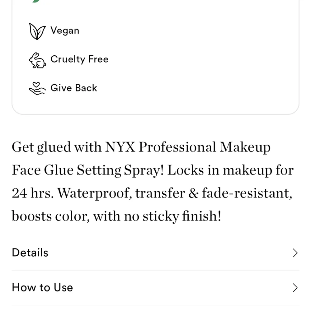 NYX professional makeup