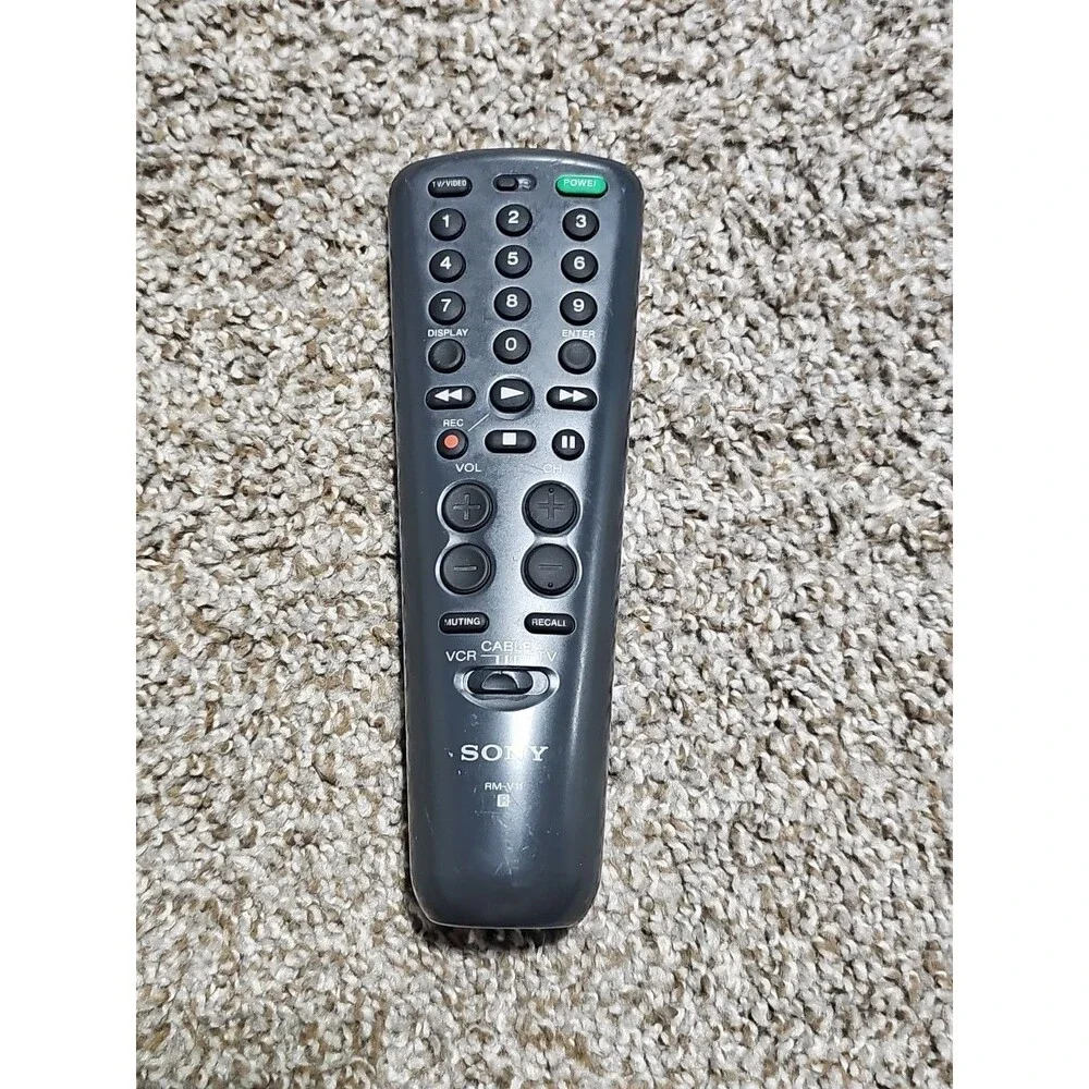Genuine OEM Sony RM-V11 Remote Control TV Cable VCR Tested And Working