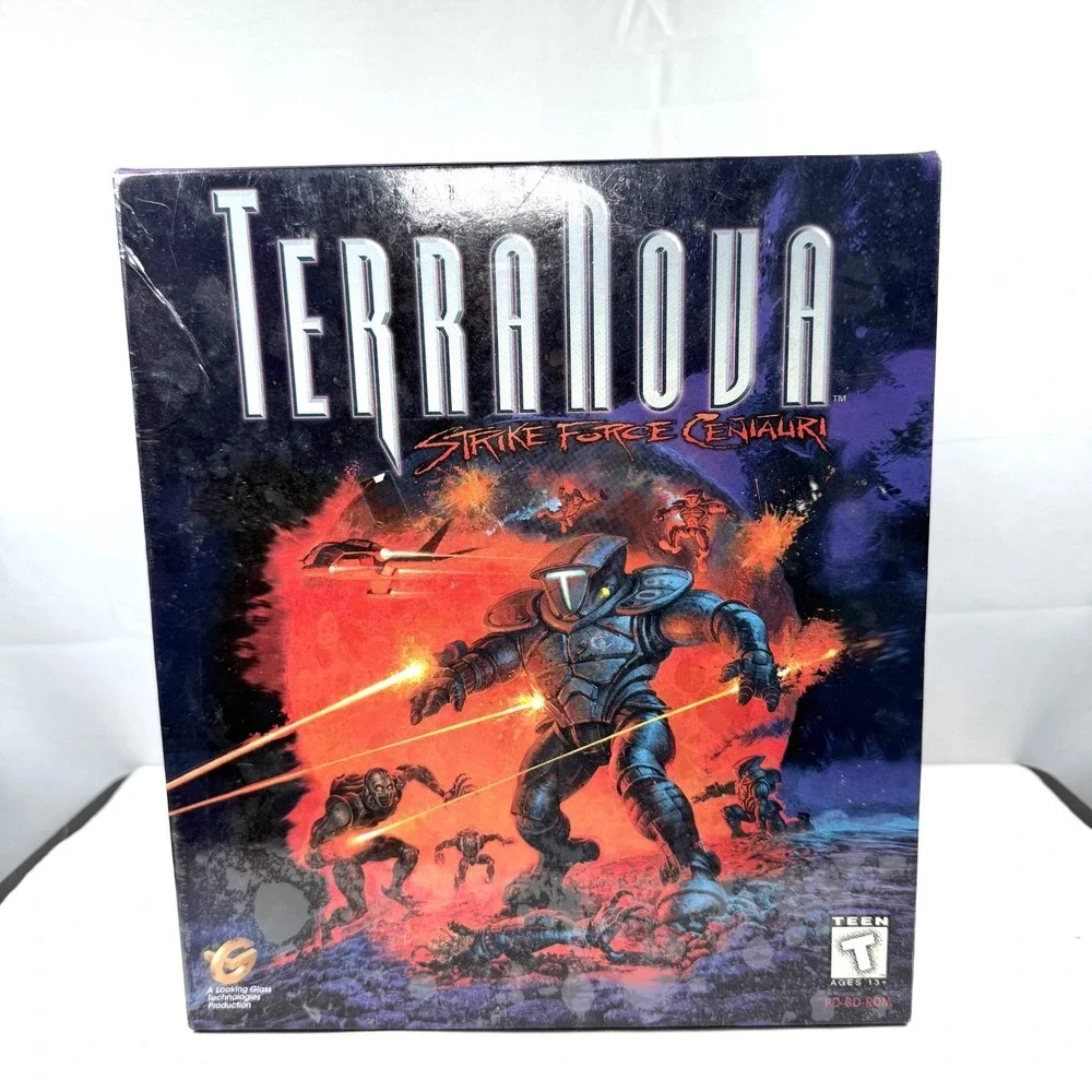 1996 Terra Nova: Strike Force Centauri Big Box New PC Game Cd-rom / New / Sealed