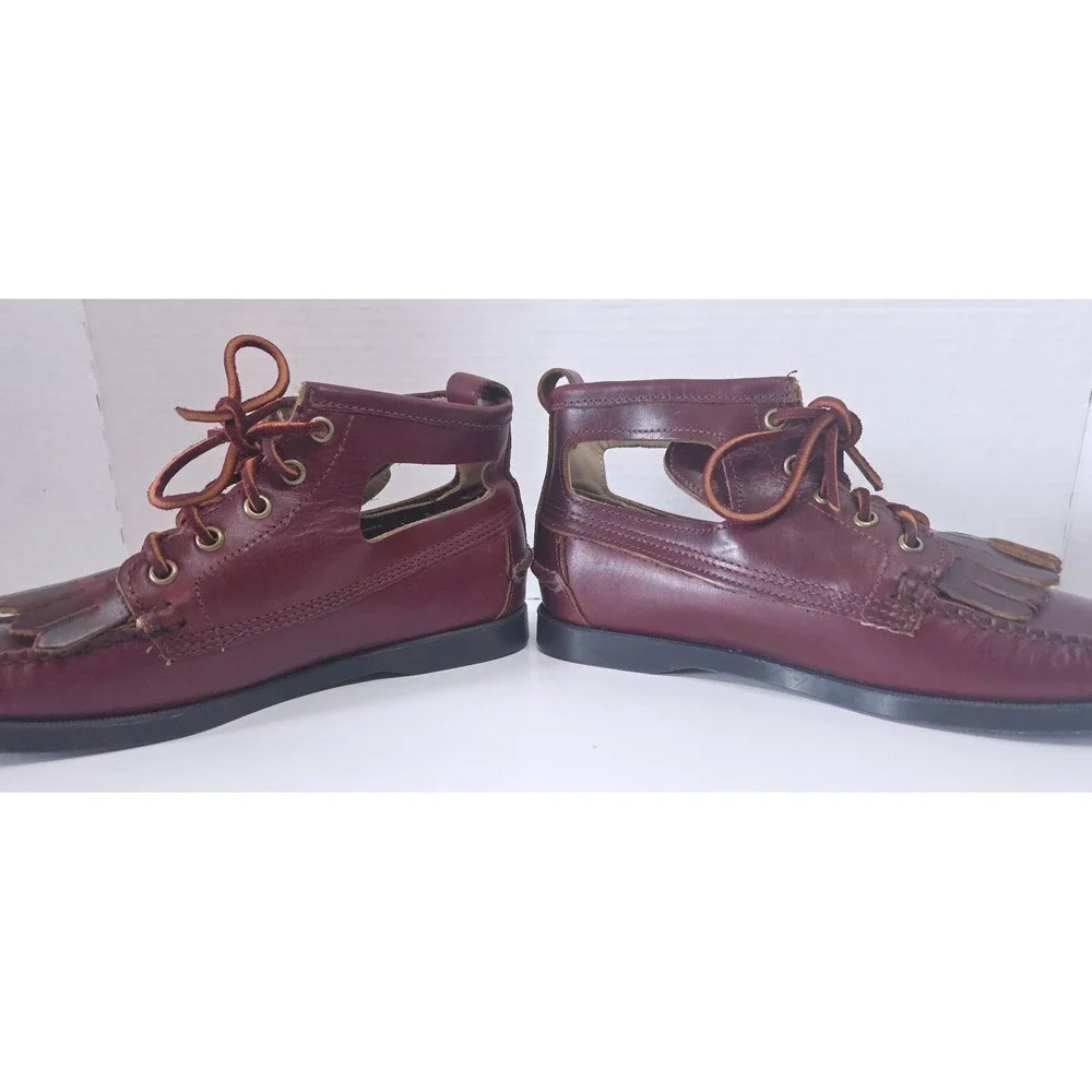 Sebago docksides leather