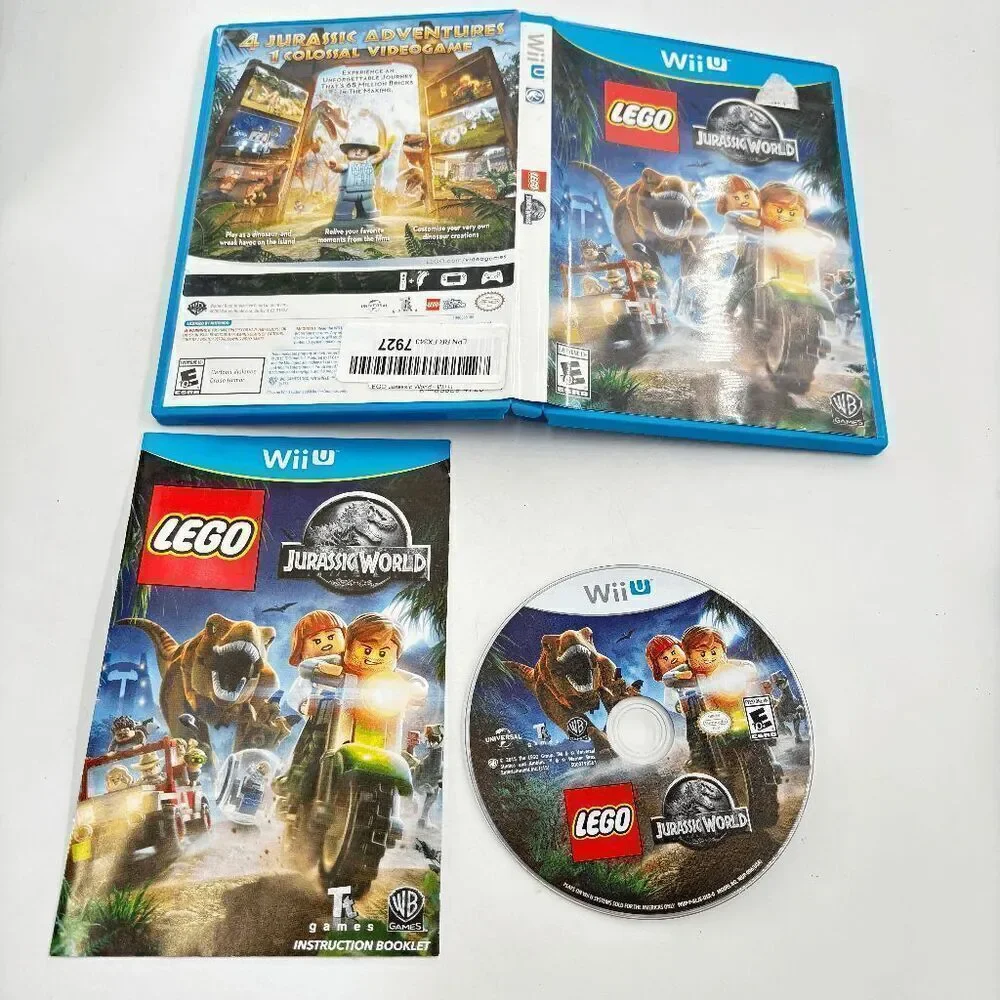 LEGO‎ Jurassic World PS3 CIB W/ Manual (Nintendo Wii U) Tested & Working