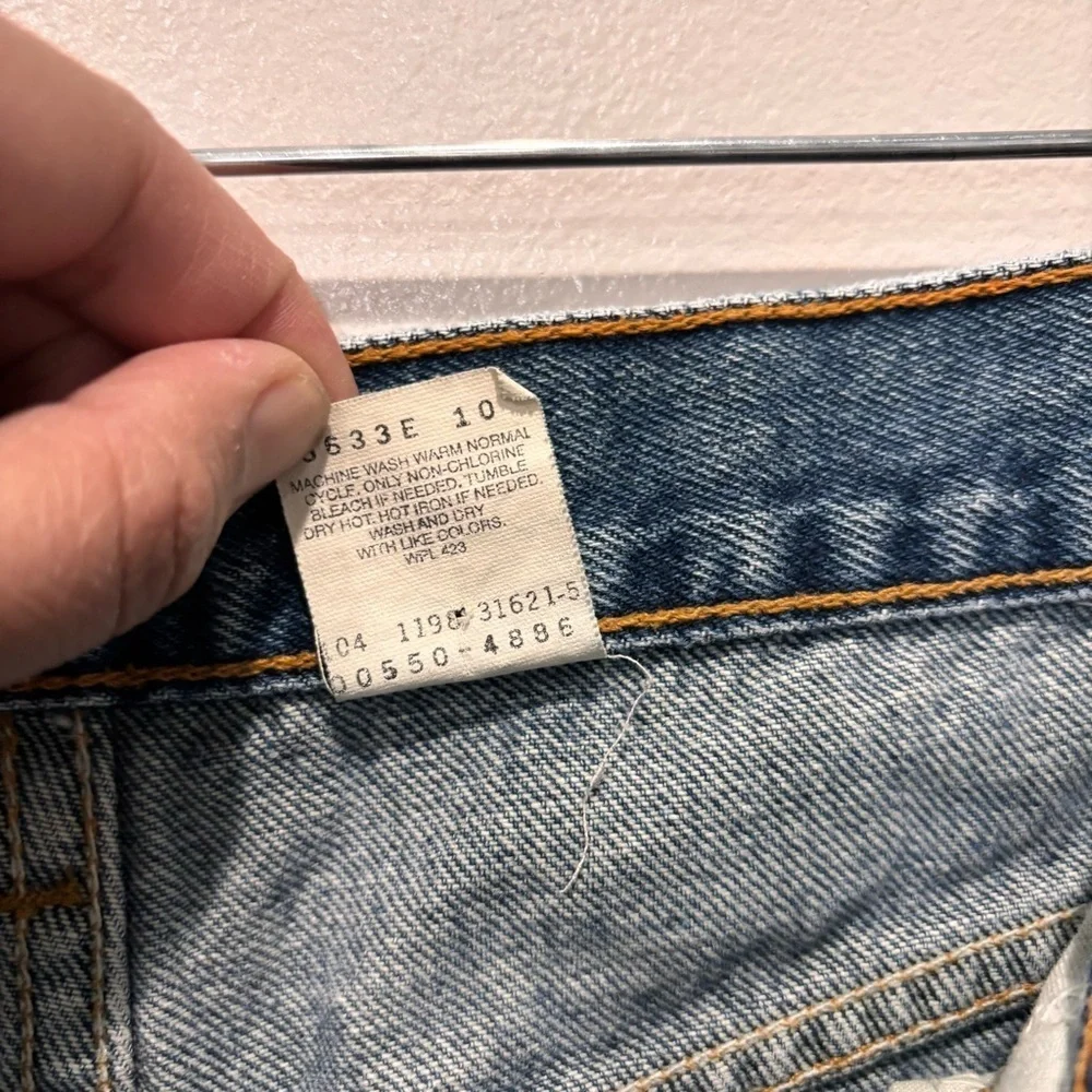 Vintage Levi’s 550 Relaxed Fit 1998 Cotton Jeans Men’s Size W36xL34