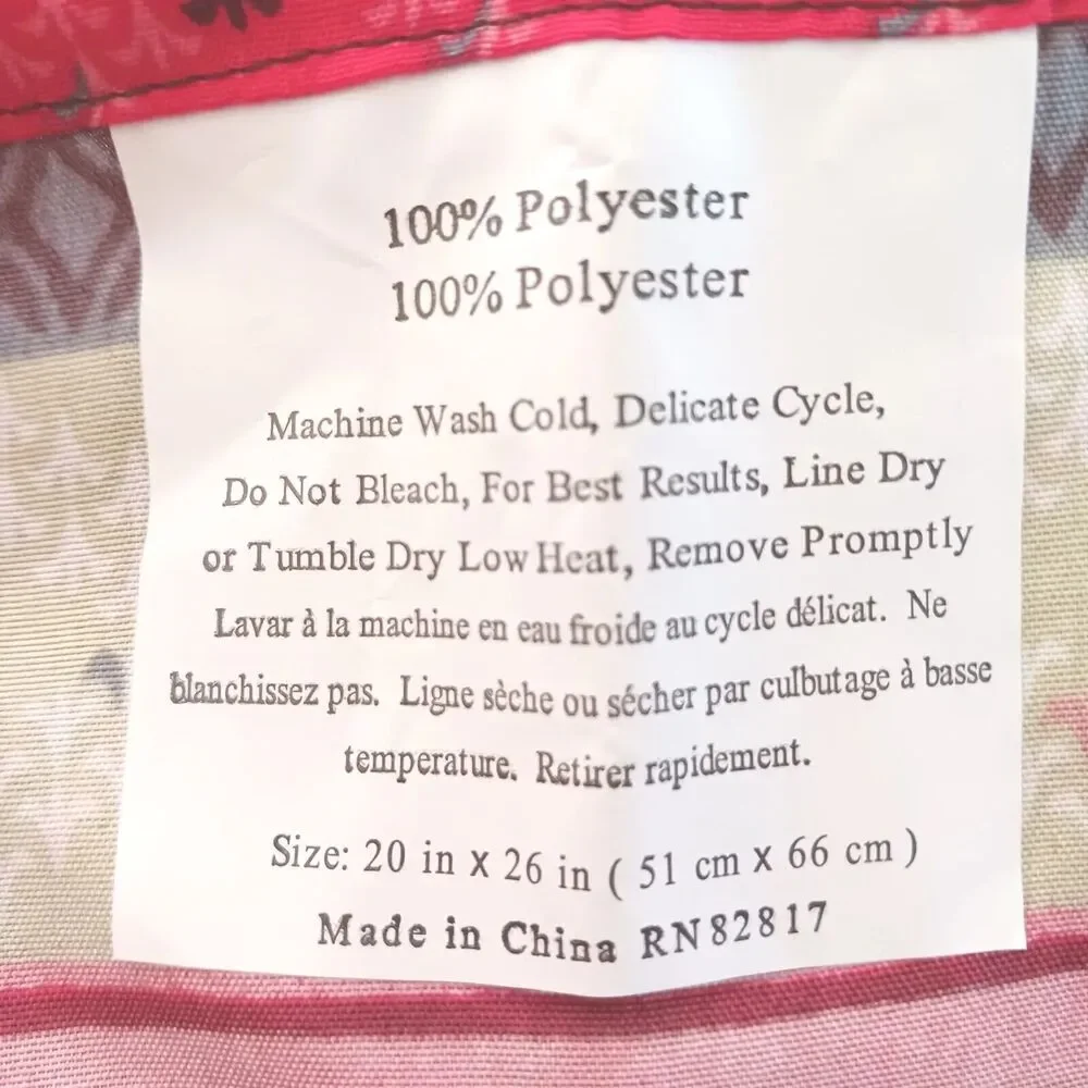 Vintage bed pillow