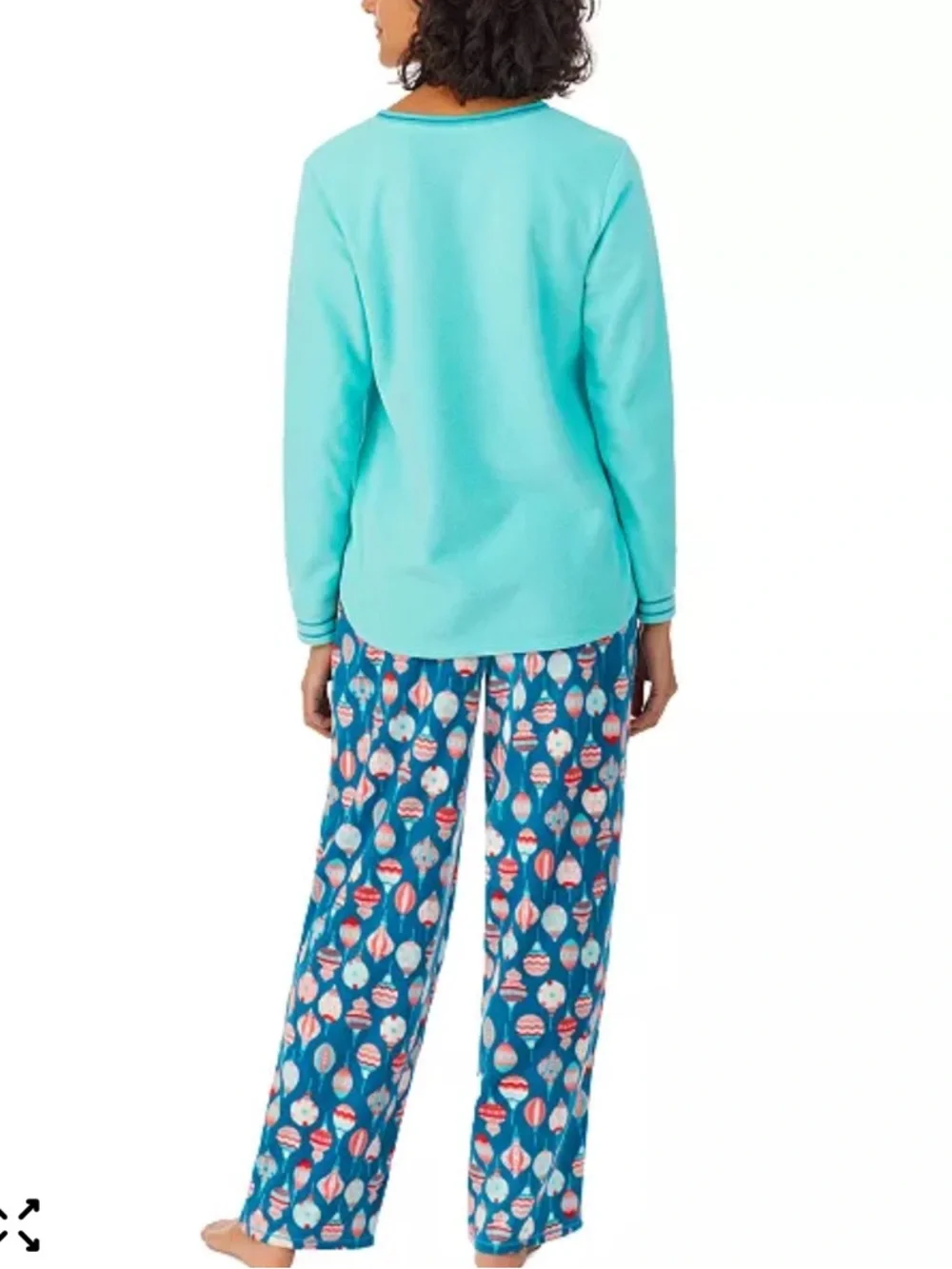 Cuddl Duds turquoise long