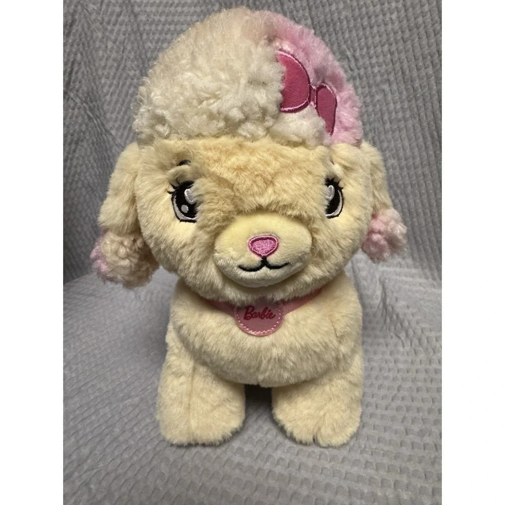 Barbie Salon Pet Poodle Adventure Stuffed Animal(Dog Only) Bow Lights Up & Music