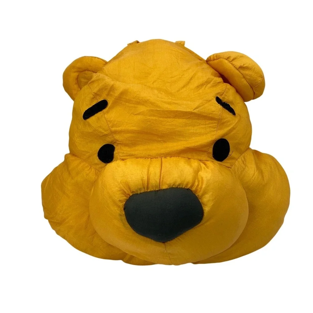 Vintage Disney Pooh Face‎ Head Hanging Pillow Plush Puffalump Pooh 12