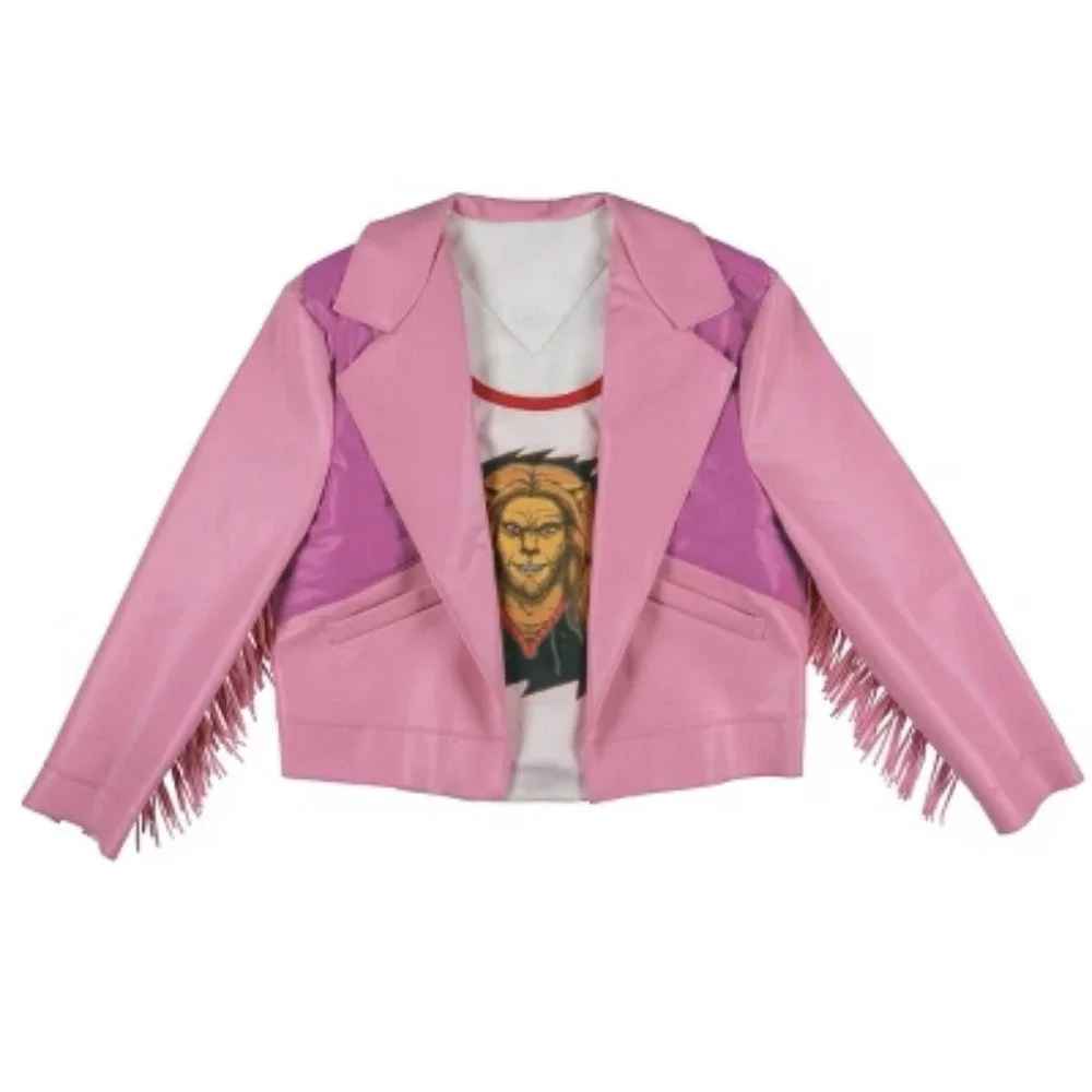 Garret Garrison Minecraft Movie Halloween Costume pink JACKET Adult S/M 38-40‎