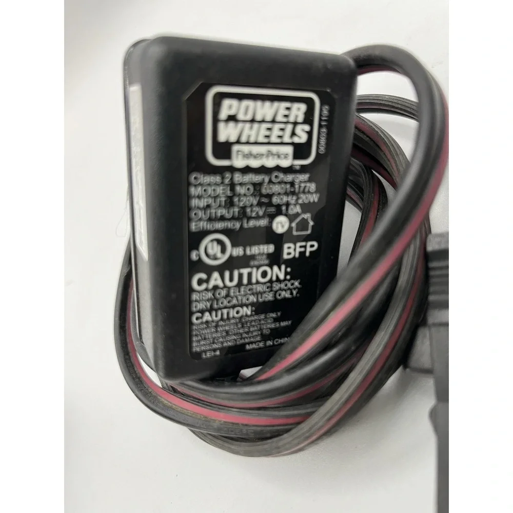 00801-1778 - Power Wheels‎ 12v Grey Battery Charger+