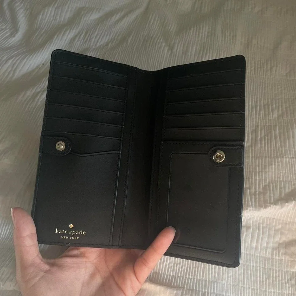 kate spade black tan