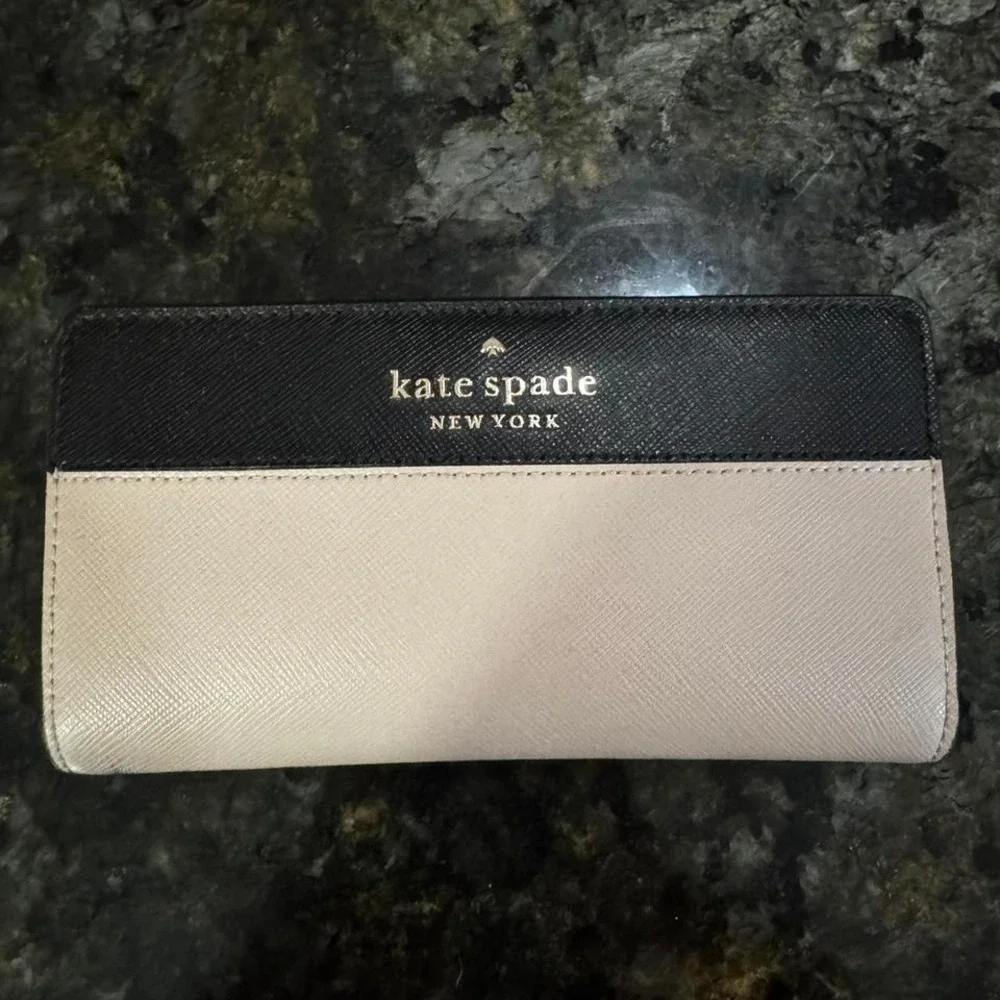 kate spade black tan
