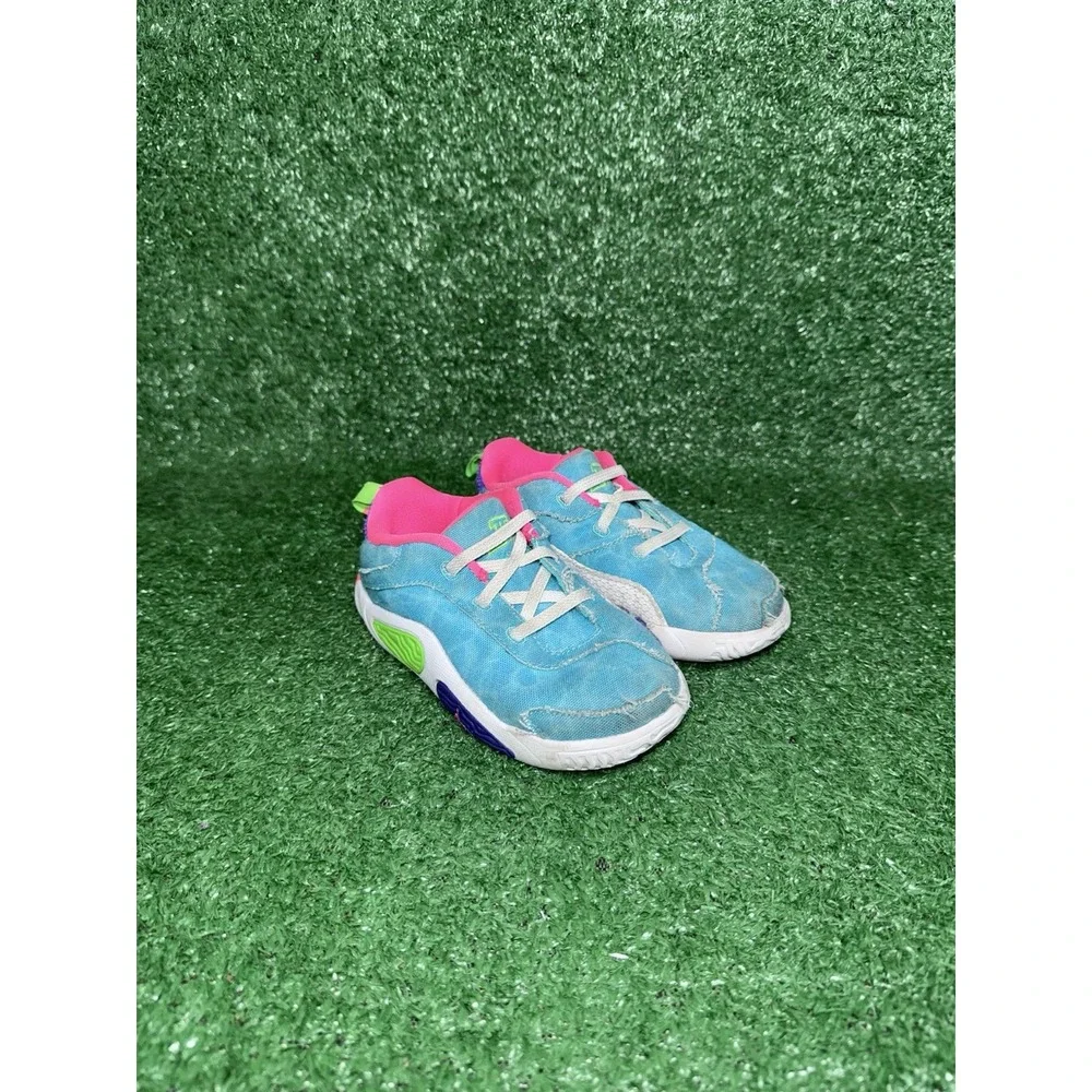 Nike Jordan Tatum 2 Wave Runner Toddler Kids Size 10C Blue Slip On Walking Shoes