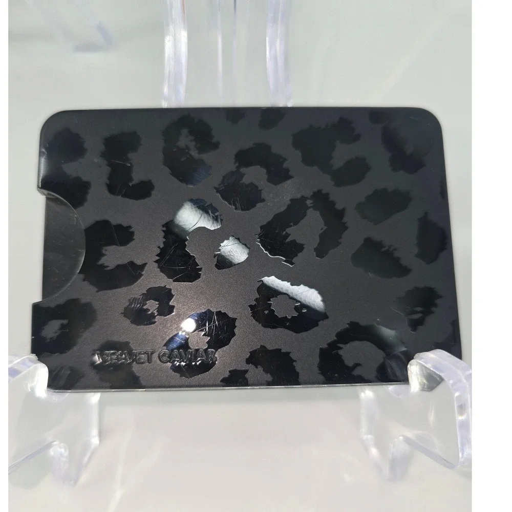 Velvet Caviar Magnetic Phone Wallet Black Leopard MagSafe Card Holder Accessory