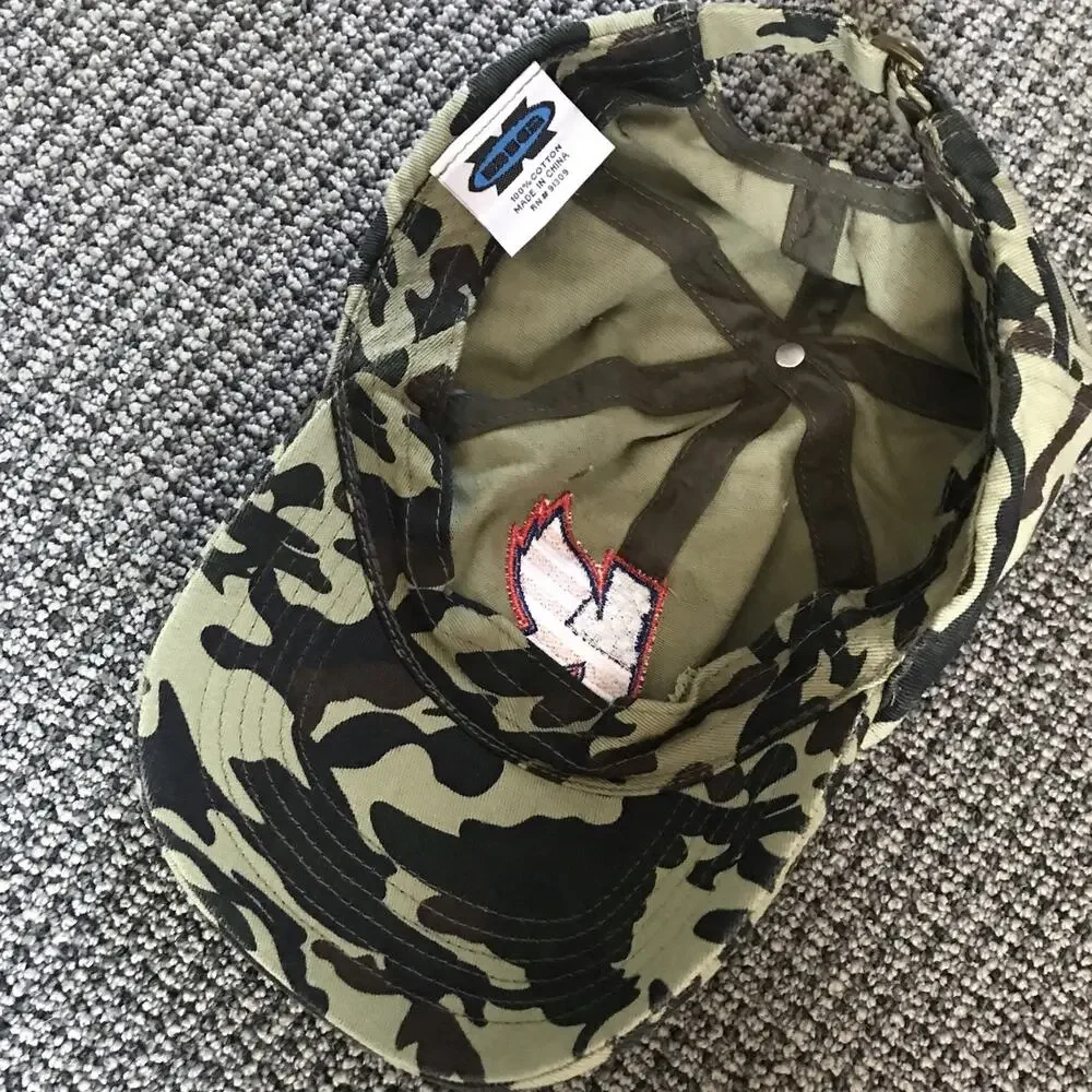 Kalamazoo Wings Hockey Adjustable‎ Patriot Camouflage Hat By BigX
