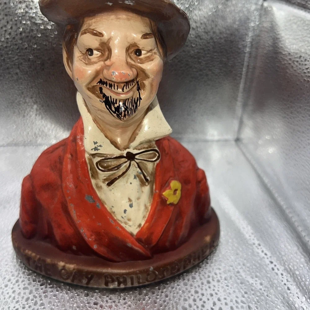 vintage‎ porcelain bust lamp of 