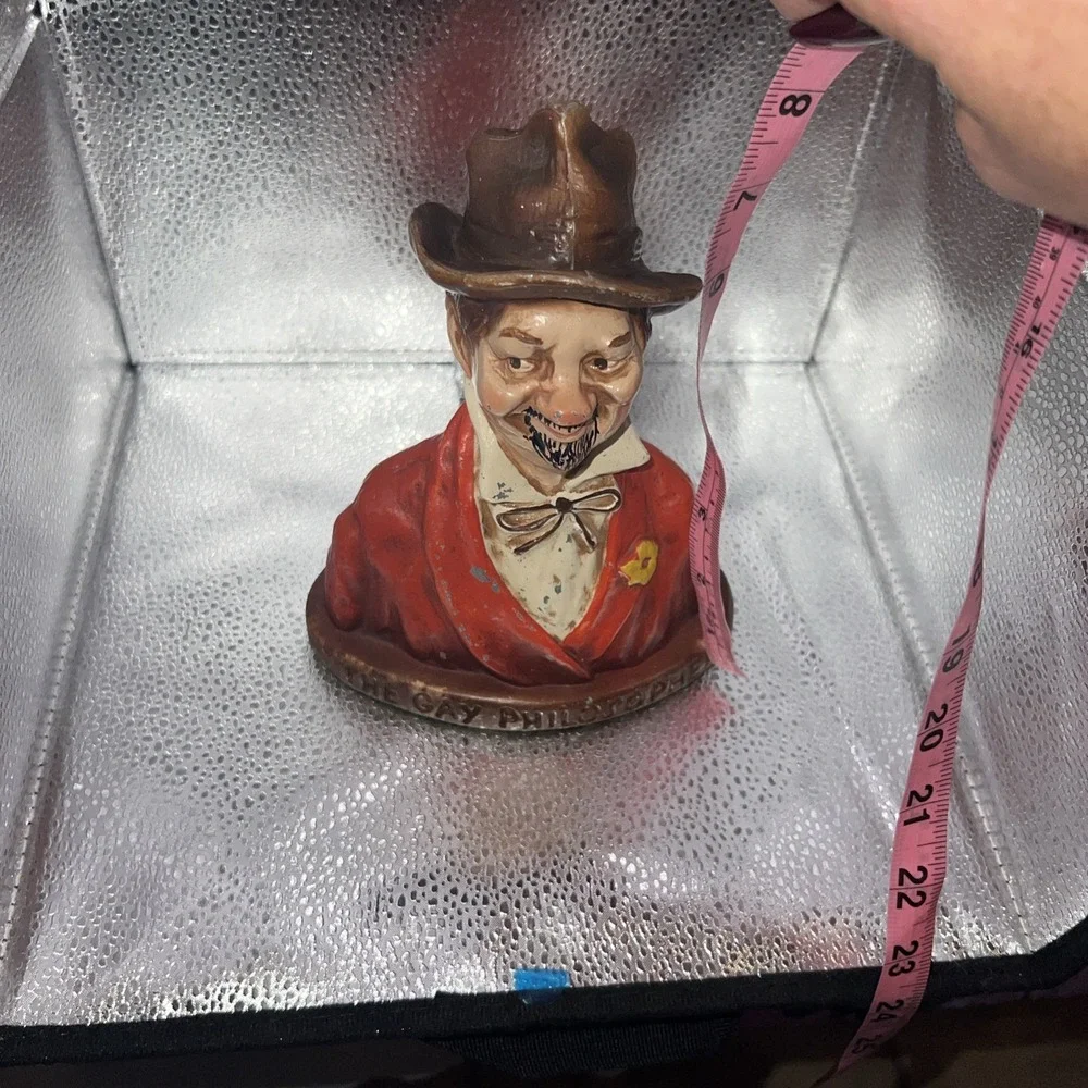 vintage‎ porcelain bust lamp of 