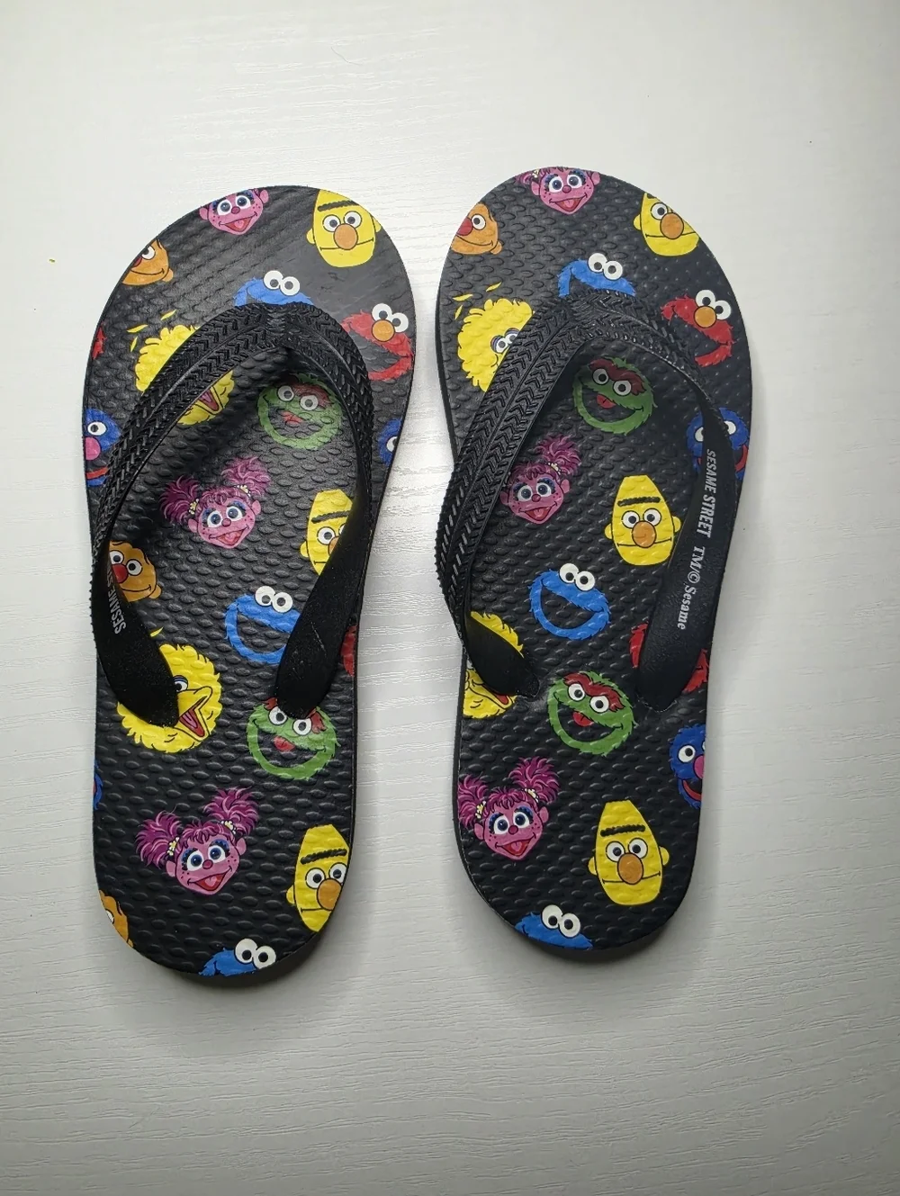Colorful Sesame Street Flip Flops