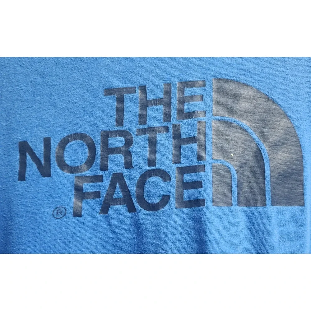 The North Face Mens Blue Graphic Logo Short Sleeve‎ T-Shirt Size M M/M NF0A3G1C