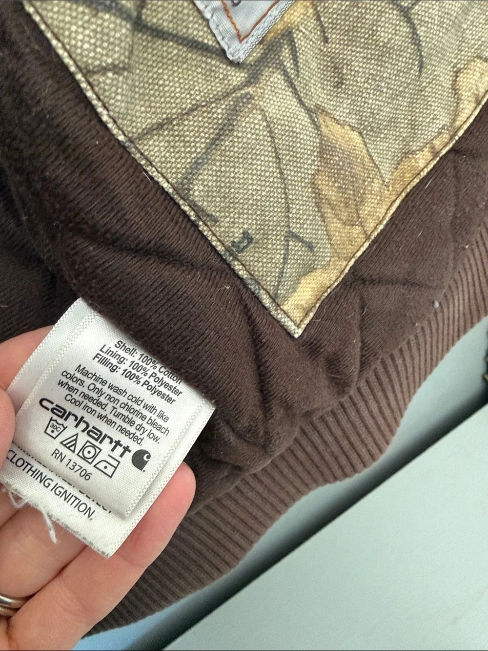Carhartt that fraying
