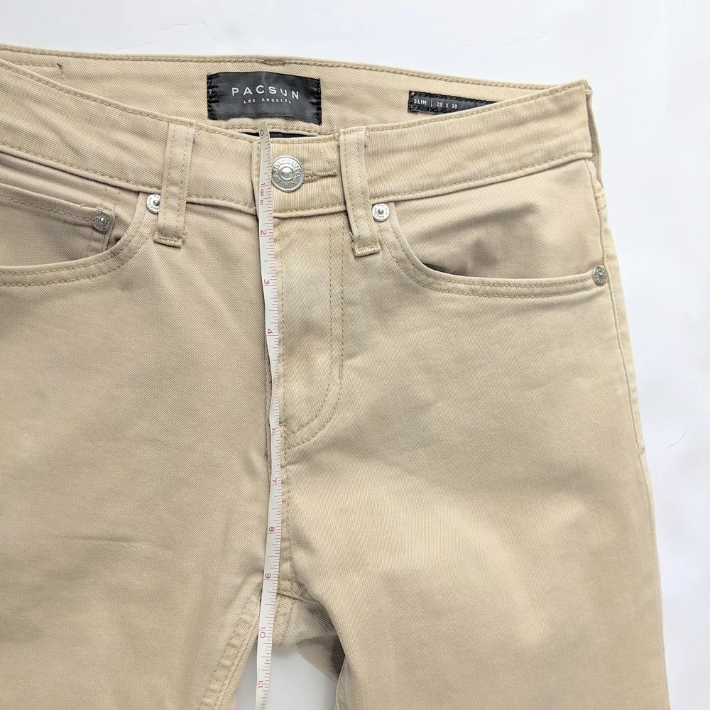 PacSun beige slim