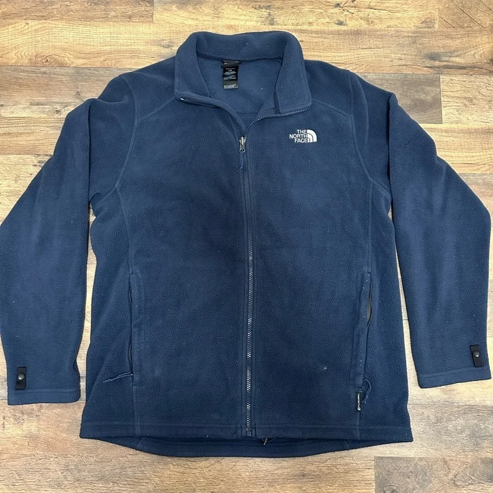 The North Face jacket Navy Full-Zip Fleece