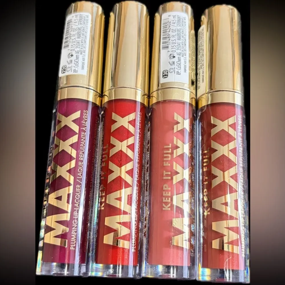 🌷 4 New Milani Keep It Full Maxx Lip Glosses Plumper Full Size