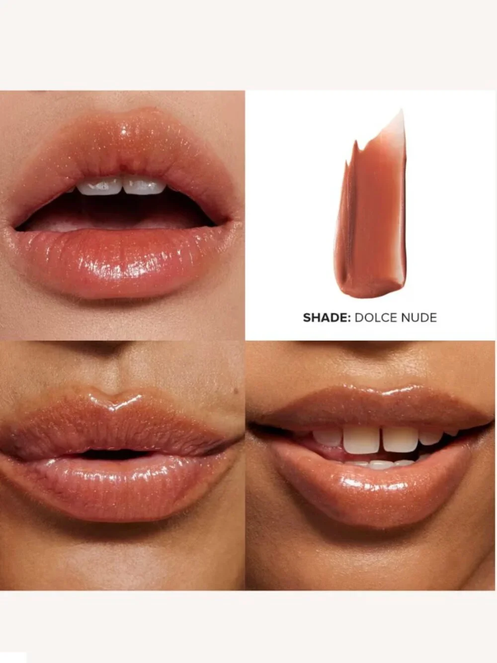 🌸 NUDESTIX Nudeskin Hydrating Peptide Vegan Lip Butter in Dolce Nude NIB