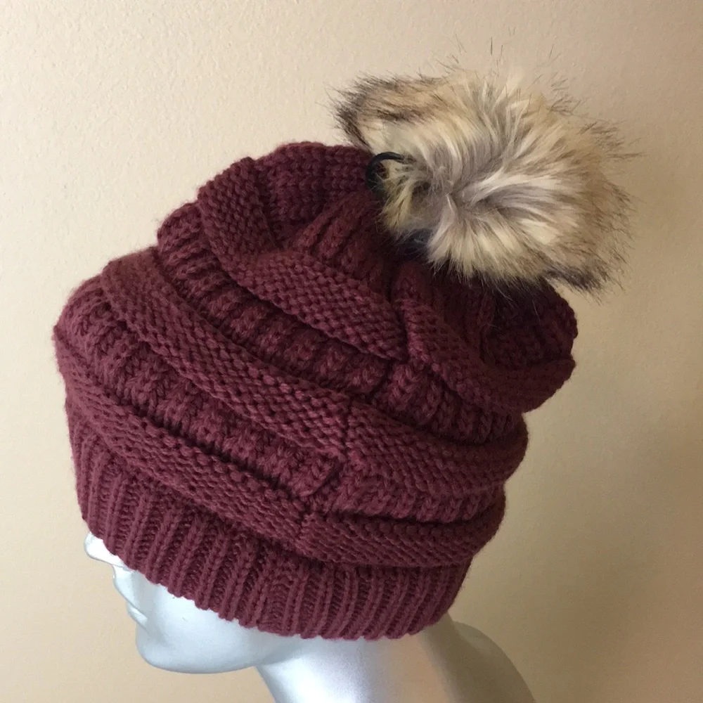 C.C knit beanie